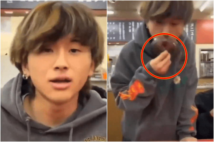 日本恶搞风潮不绝，早前日本一名少年在回转寿司连锁店寿司郎舔酱油瓶、用口水抹寿司，引发外界关注。网上图片