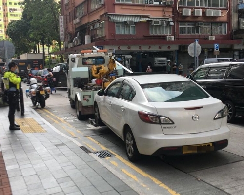 警方加強打擊違泊。圖:警方提供