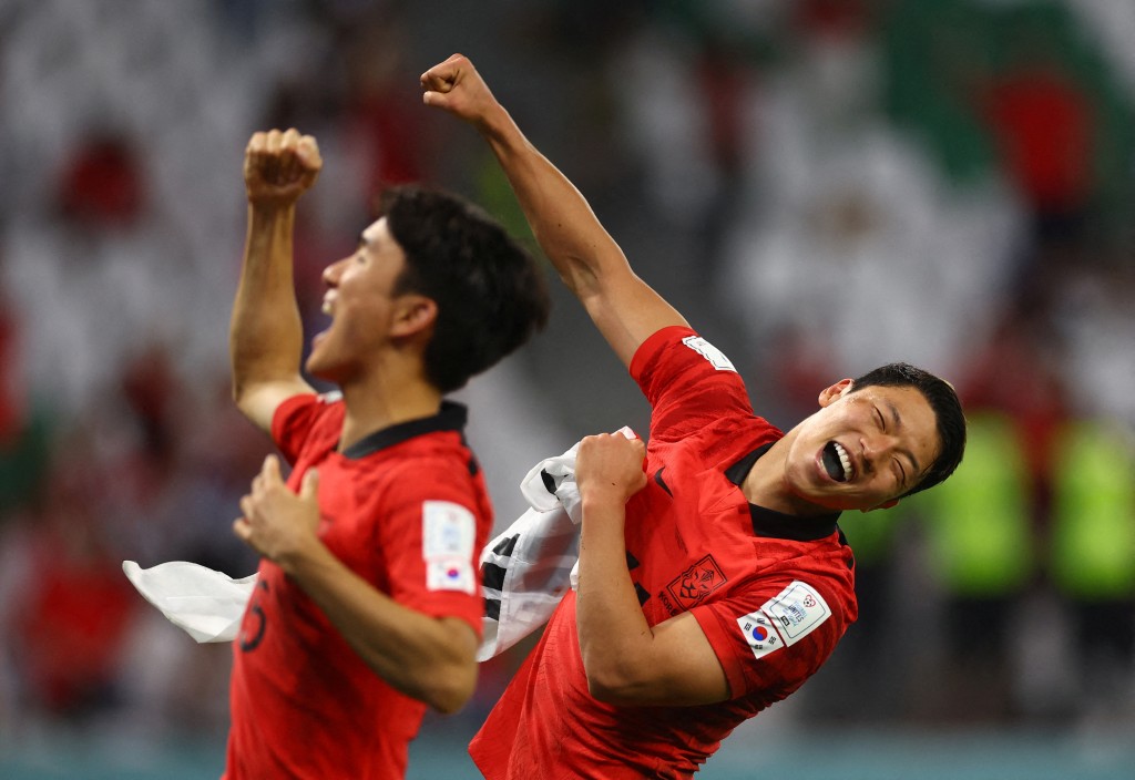 南韩球员每人获得一亿六千万韩圜(约九十六万港元)奖金。Reuters