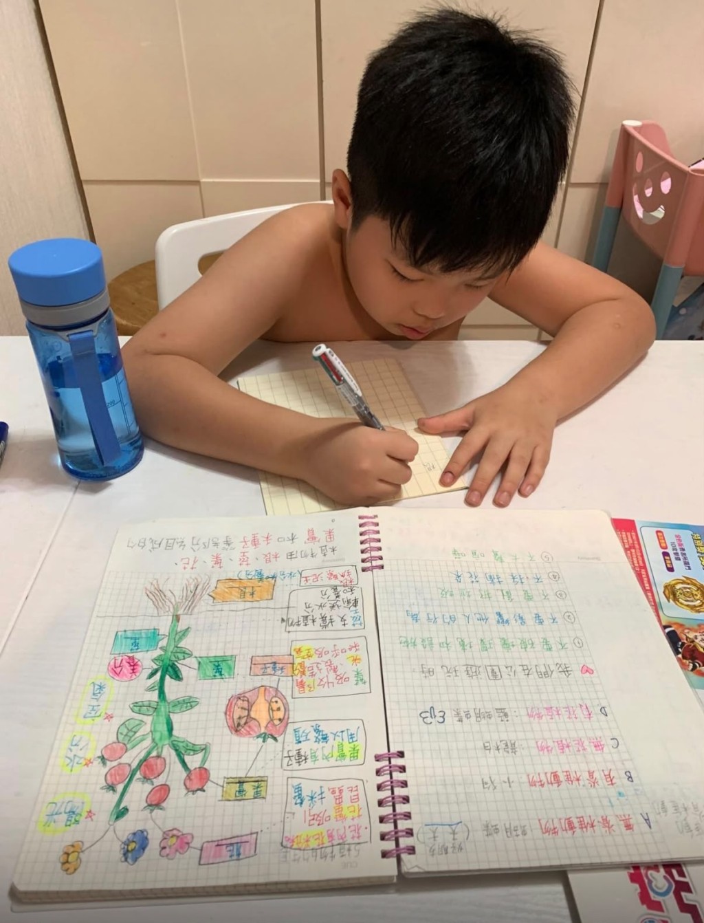 密密做筆記(圖片來源:受訪者提供) 密密做筆記(圖片來源:受訪者提供)