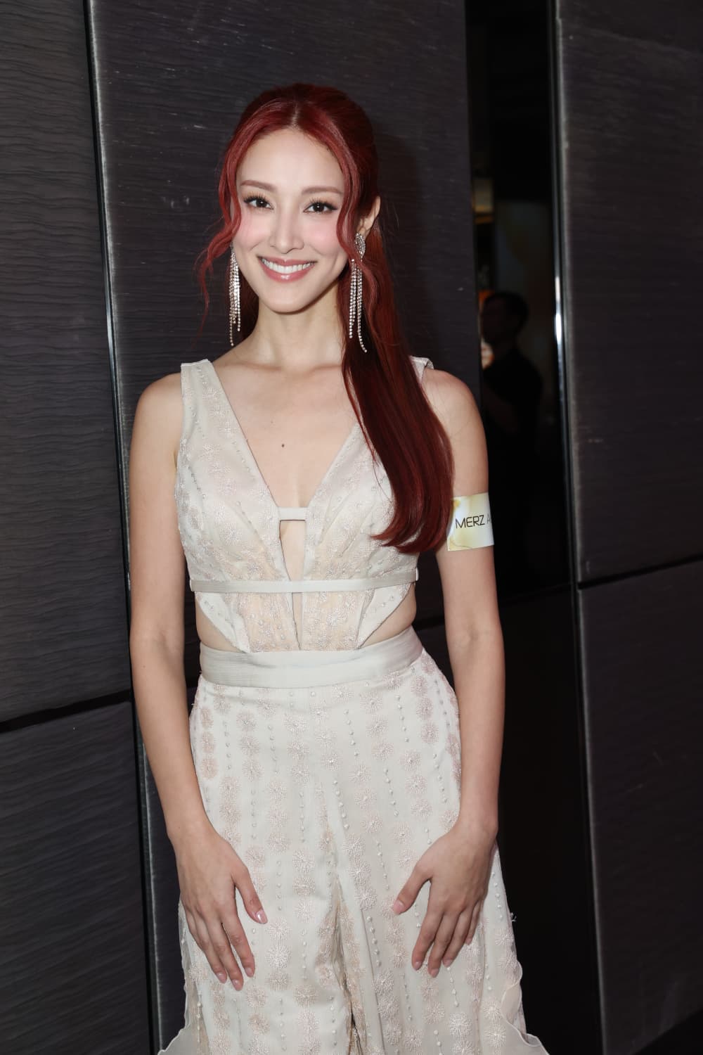 陳凱琳好省鏡,現身醫美產品頒獎禮。 陳凱琳好省鏡,現身醫美產品頒獎禮。