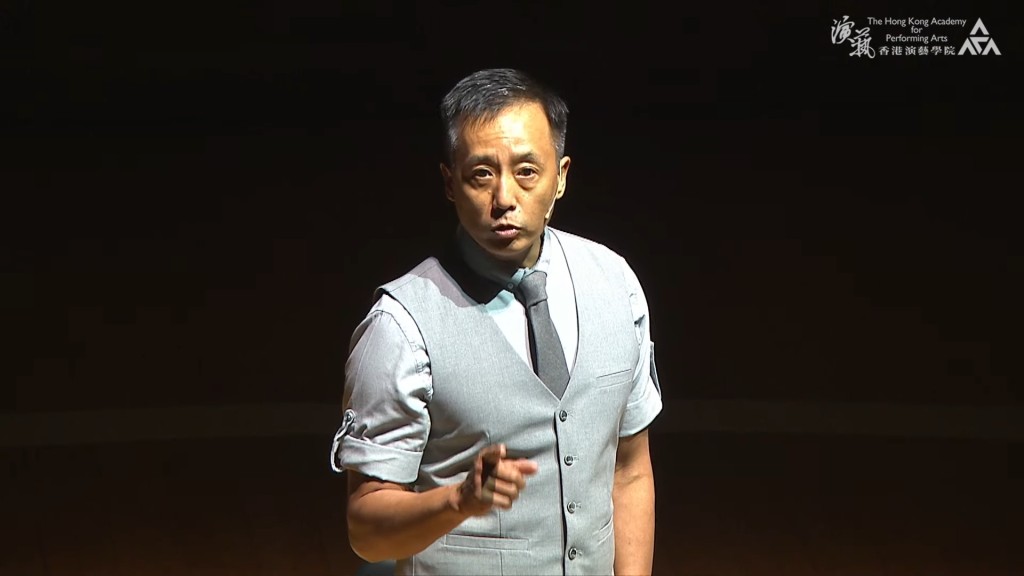 莫家堯早前激罕現身「鍾景輝追思會」。 莫家堯早前激罕現身「鍾景輝追思會」。