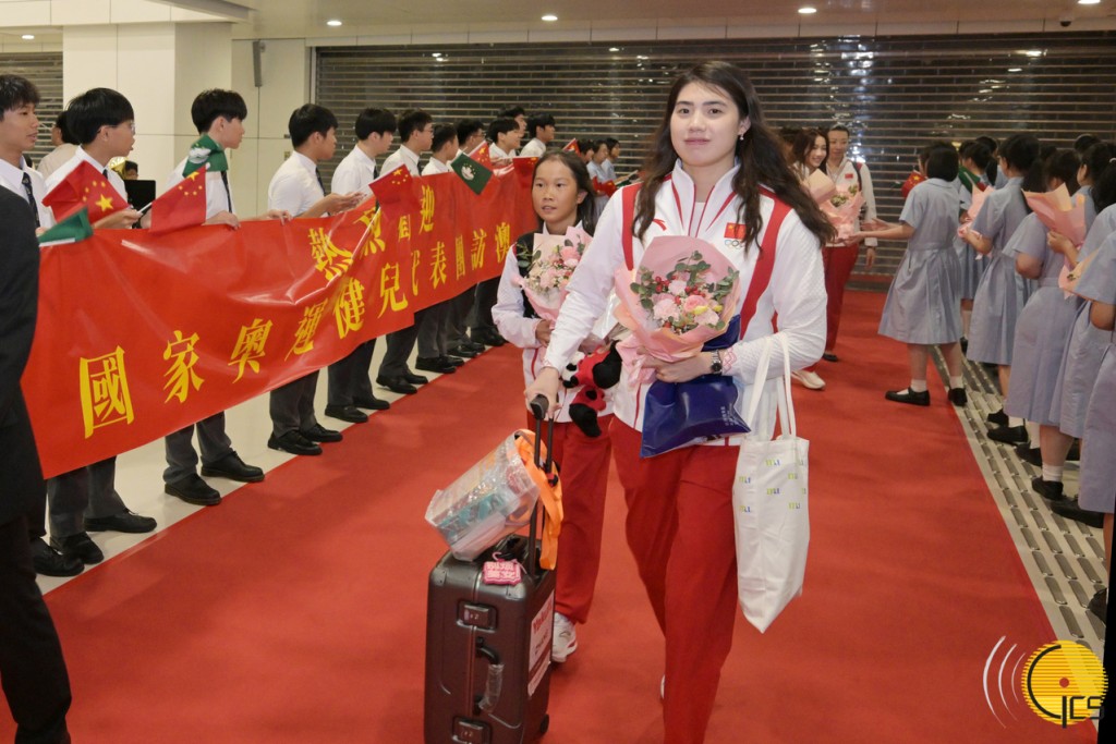 國家奧運健兒代表團抵達澳門，展開三天的訪澳行程。澳門政府新聞局