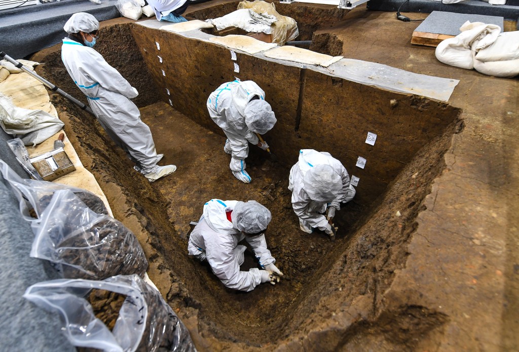 四川德陽廣漢市三星堆遺址。