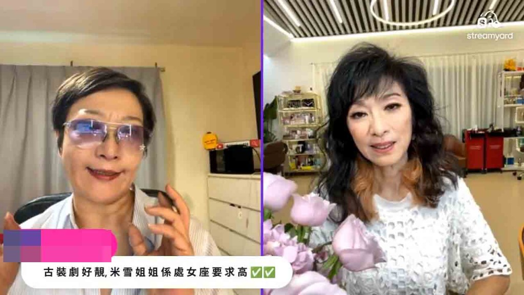 米雪還原現場情況全因太嘈惹誤會,並指男方是她的朋友。 米雪還原現場情況全因太嘈惹誤會,並指男方是她的朋友。