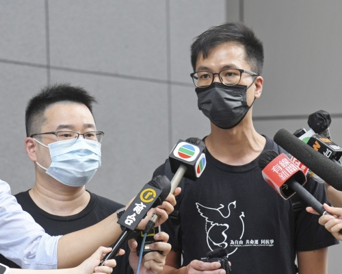 支聯會上周亦曾就六四遊行的安排與警方開會。資料圖片