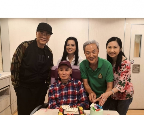 欧阳震华、樊亦敏与陈荣峻夫妇，2019年曾探望刘家辉，并为他庆祝生日。