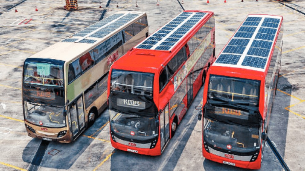 九巴去年开始设置太阳能板，是全港拥有最大太阳能发电系统的专营巴士公司。