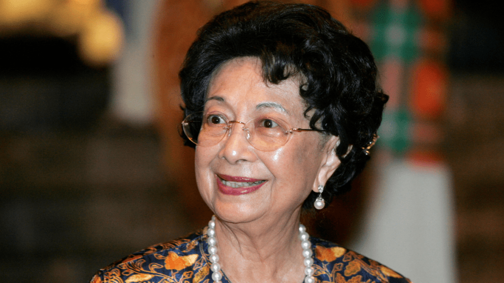 马来西亚前总理马哈蒂尔的夫人西蒂哈斯玛。路透社