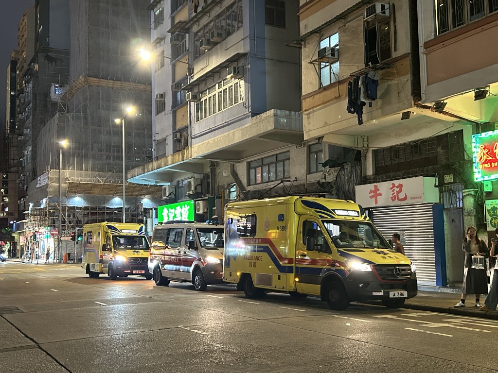 警方到場調查。曾志恒攝 警方到場調查。曾志恒攝