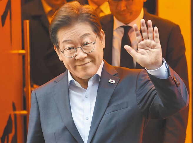韓悳洙被視為有力挑戰李在明。美聯社 韓悳洙被視為有力挑戰李在明。美聯社