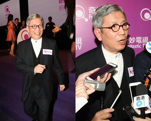 有線娛樂執行董事曾展章指有新消息會向外公告。