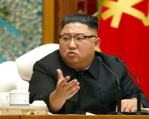 金正恩召開政治局會議。AP資料圖