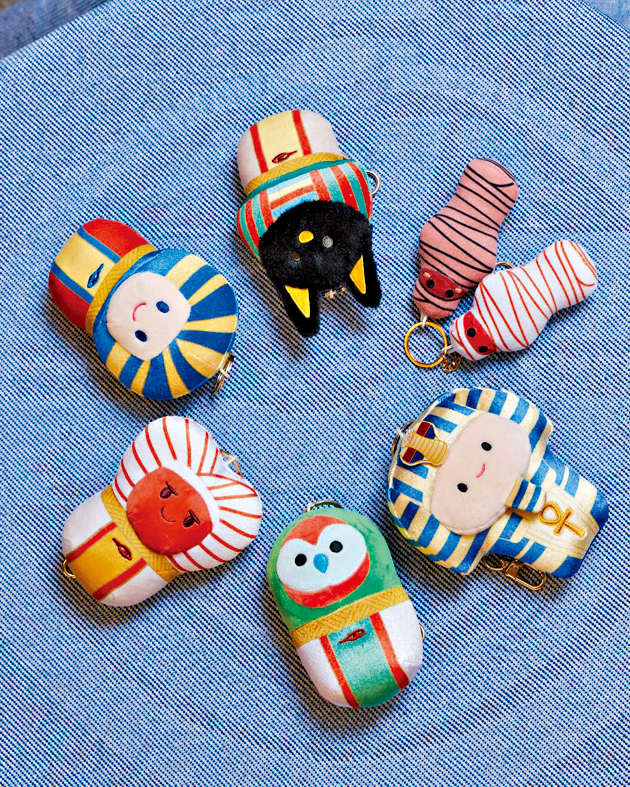 故宫博物馆推出毛绒挂饰盲盒。 故宫博物馆推出毛绒挂饰盲盒。