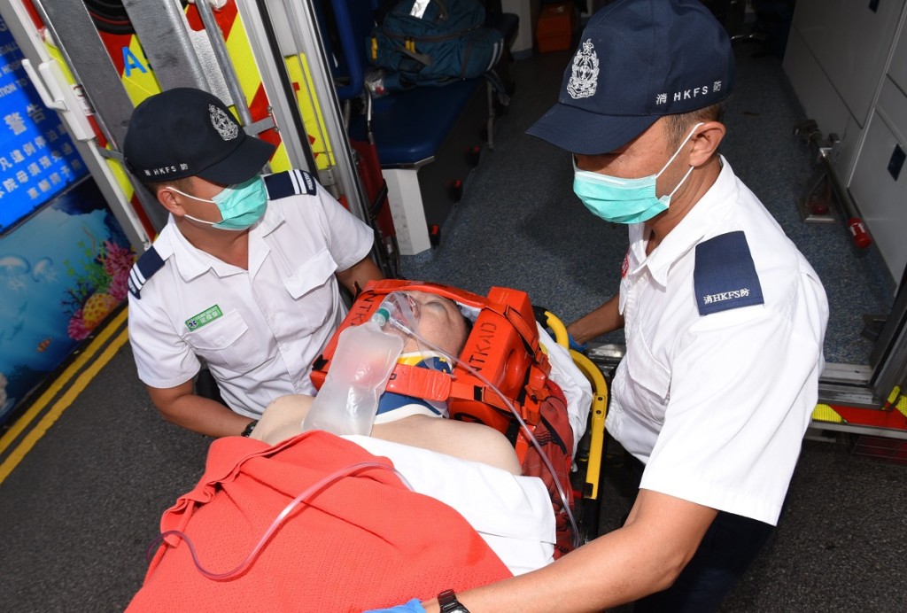 姓林顧客爆炸後送院情況一度危殆。資料圖片