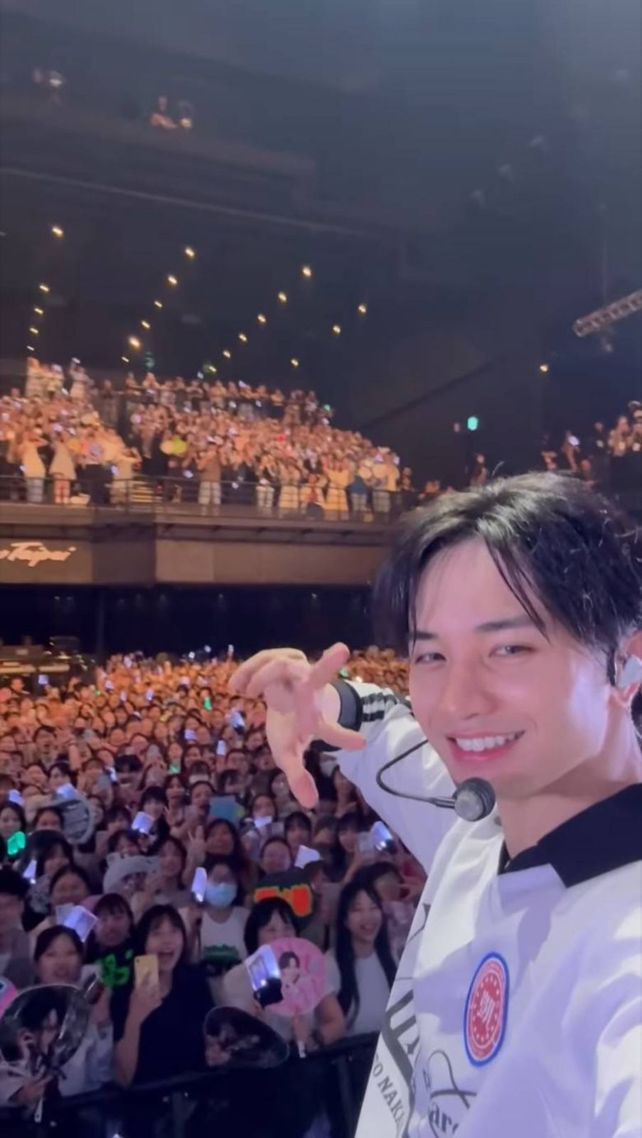 中島健人日前在台北舉行首個個人演唱會，期間發現一名日本女子以假身份入場。
