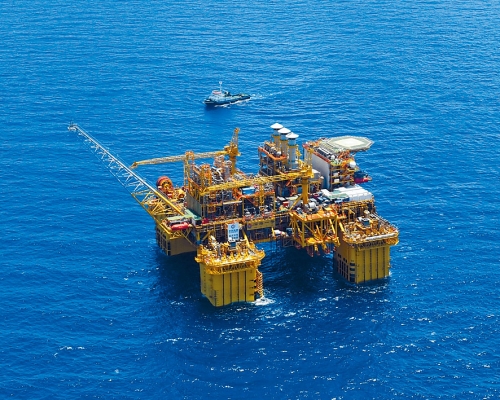 位於海南的「深海一號」氣田。