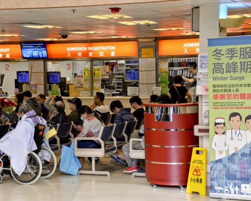 昨日有6214人次到公立醫院急症室求診。 資料圖片