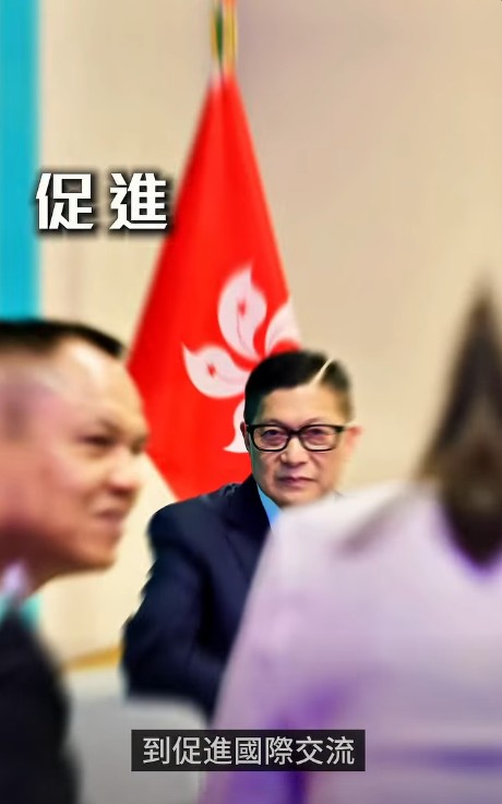 鄧炳強指去年包括有促進了國際交流。鄧炳強fb影片截圖