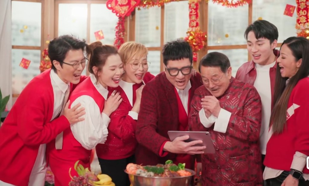 賀年宣傳片內容橫跨劇集、綜藝及音樂。 賀年宣傳片內容橫跨劇集、綜藝及音樂。