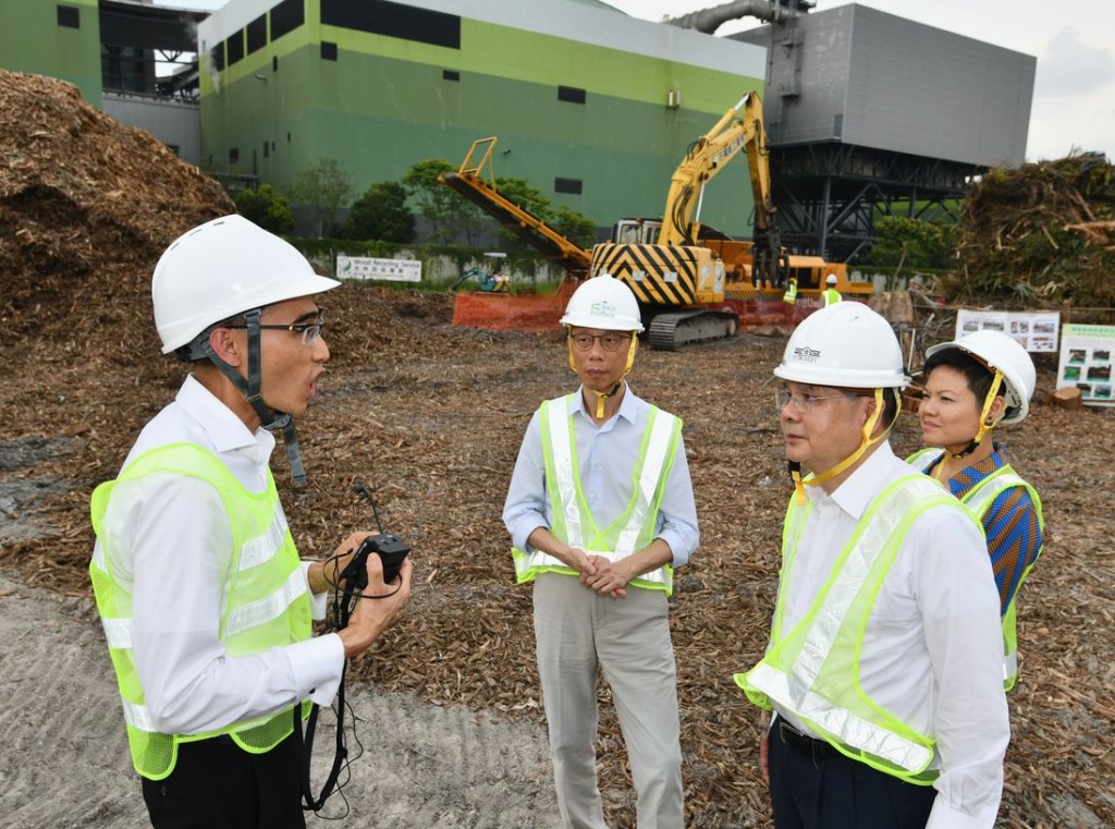 張建宗表示,特區政府重視支援回收產業的可持續發展。政府新聞處圖片