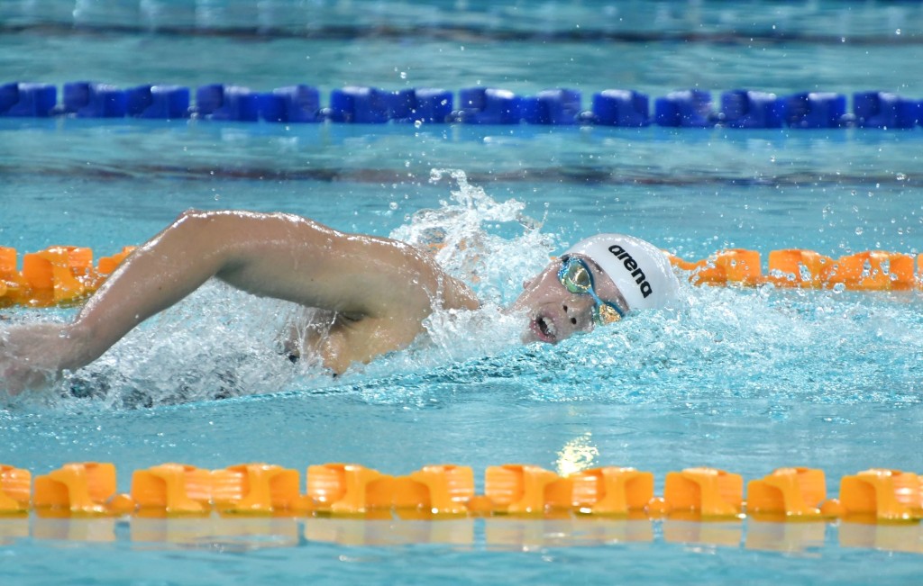 何诗蓓强项为200米自由泳。 资料图片