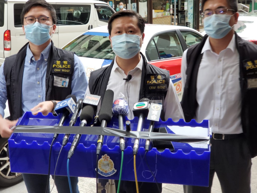 警方交代案件。