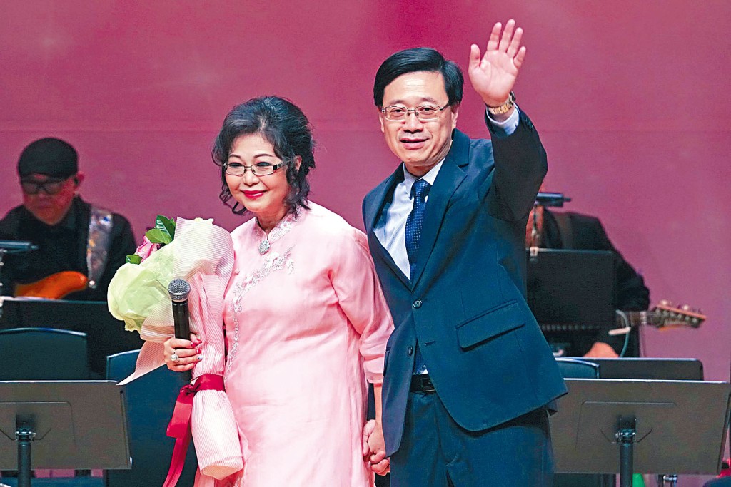 李家超經常到場支持太太林麗嬋演唱。