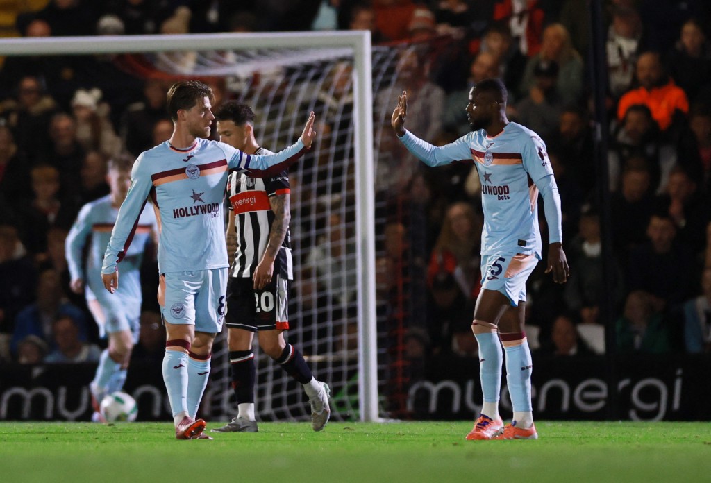 賓福特晉級聯賽盃8強。路透社