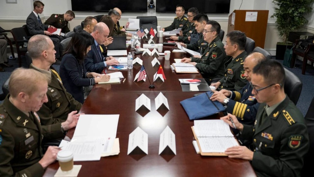 中美軍事對話已中斷兩年。