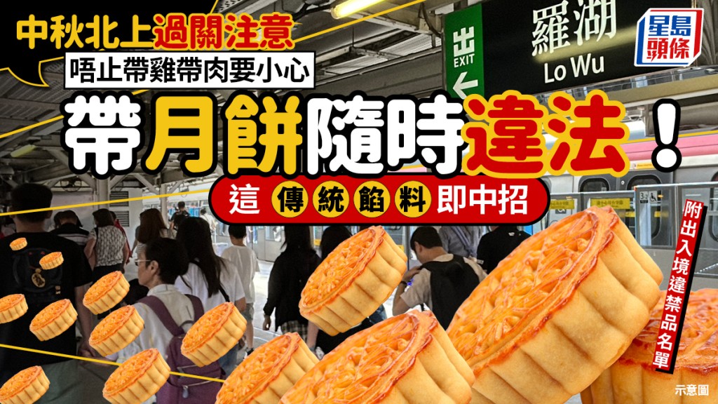 中秋北上注意！帶月餅過關隨時違法 這傳統餡料即中招... 附完整出入境違禁品名單