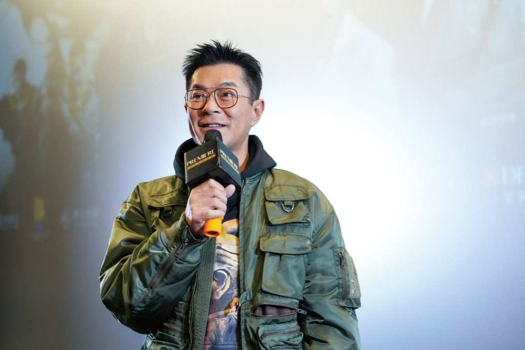 古天乐出席谢票场。