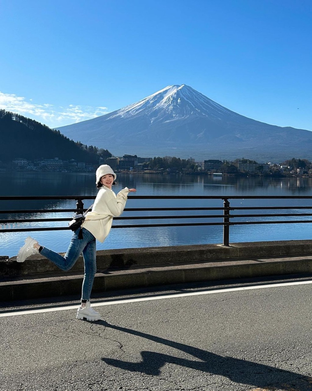曾乐彤去了富士山。