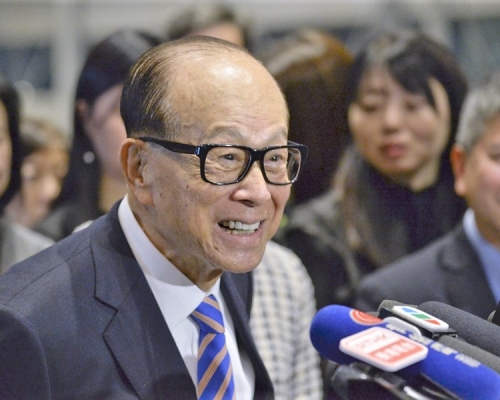 李嘉誠在過去20多年來,根本沒有與黎智英先生見面。資料圖片