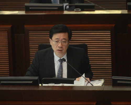 保安局局長李家超指逃犯條例有急切性。資料圖片
