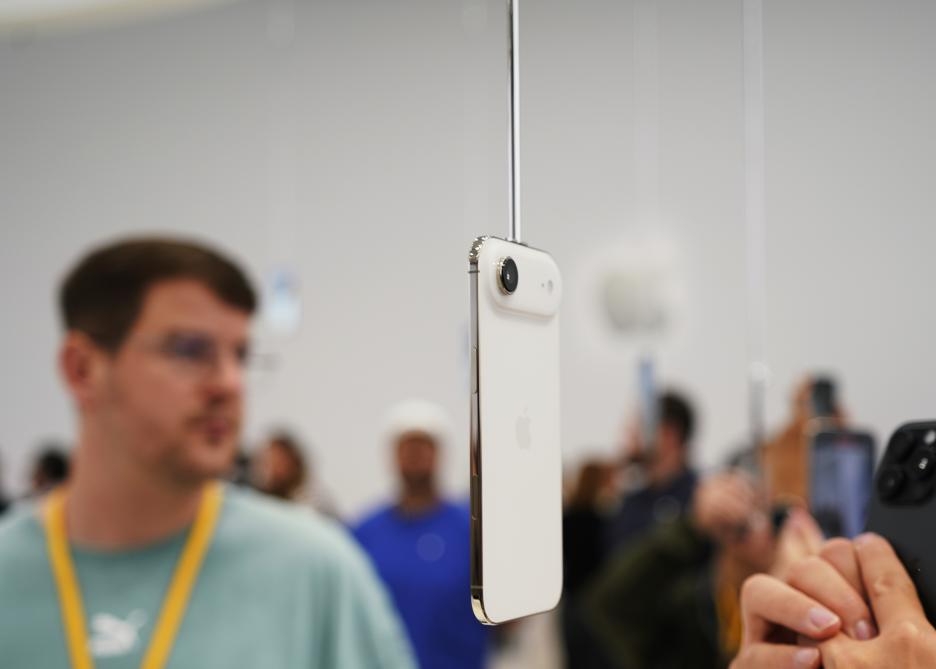 蘋果發布iPhone 17系列。 新華社 蘋果發布iPhone 17系列。 新華社
