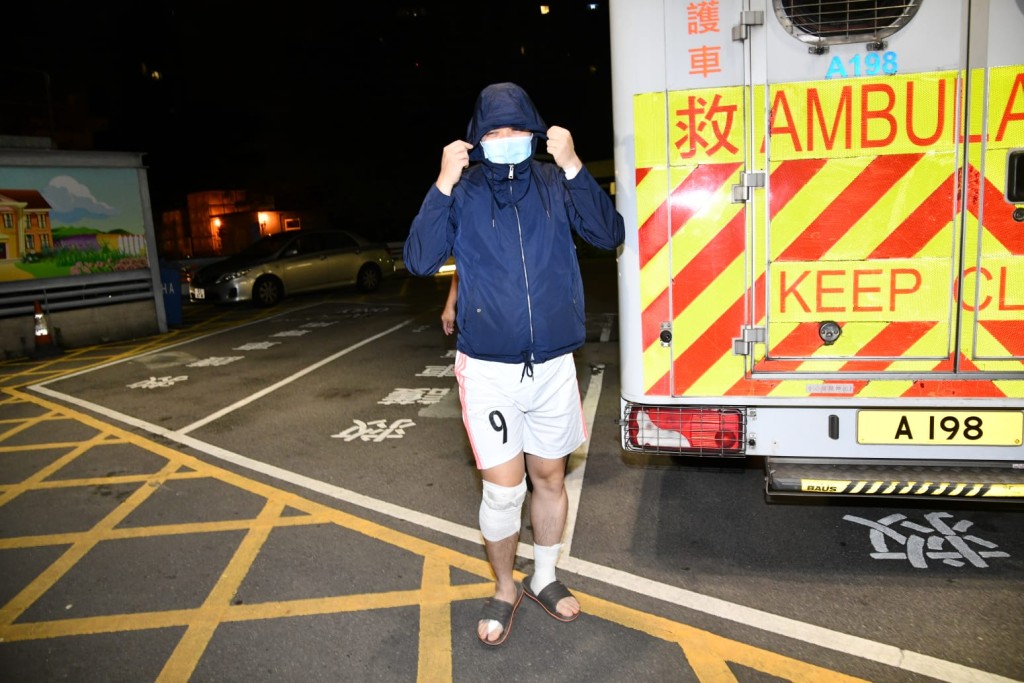 事主報稱遭人騙財,自行上山尋找對方,惟失足墮坡受傷。