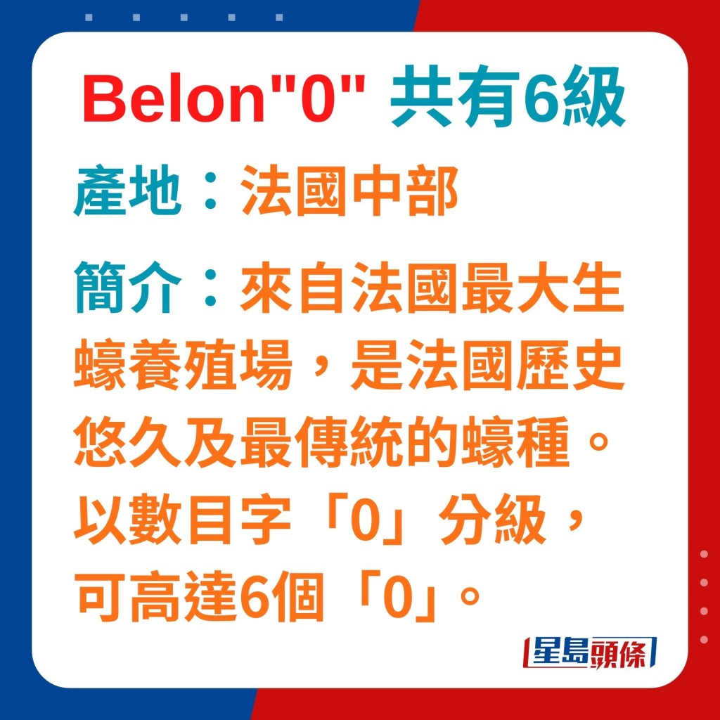 Belon"0" 来自法国最大的生蚝养殖场