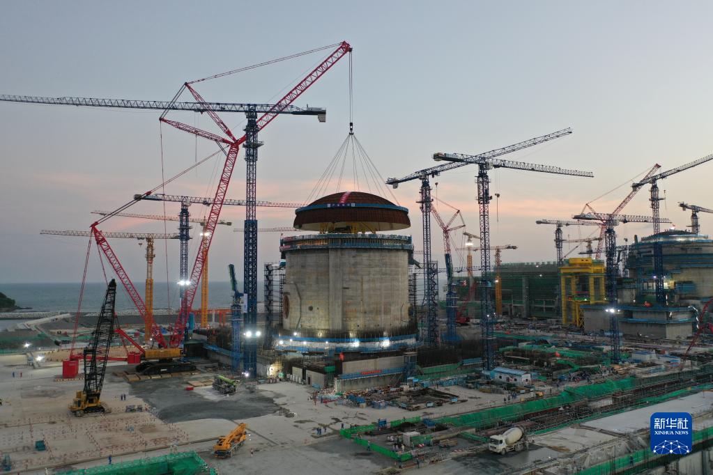 廣東太平嶺核電是中國首個生態核電示範項目，採用號稱世界最高安全技術「華龍一號」。新華社