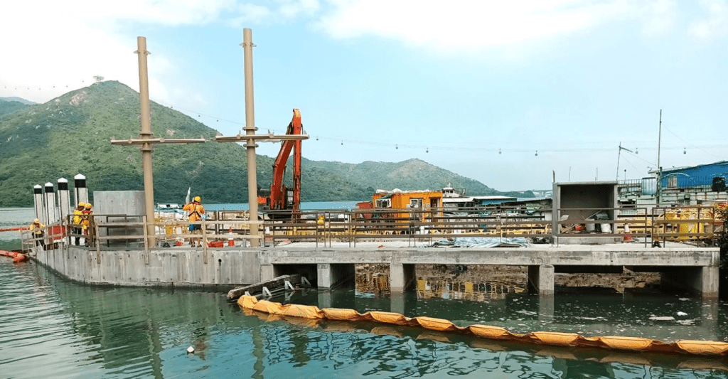 馬灣涌碼頭工程已進入最後階段，預計2025年年底啟用。政府文件