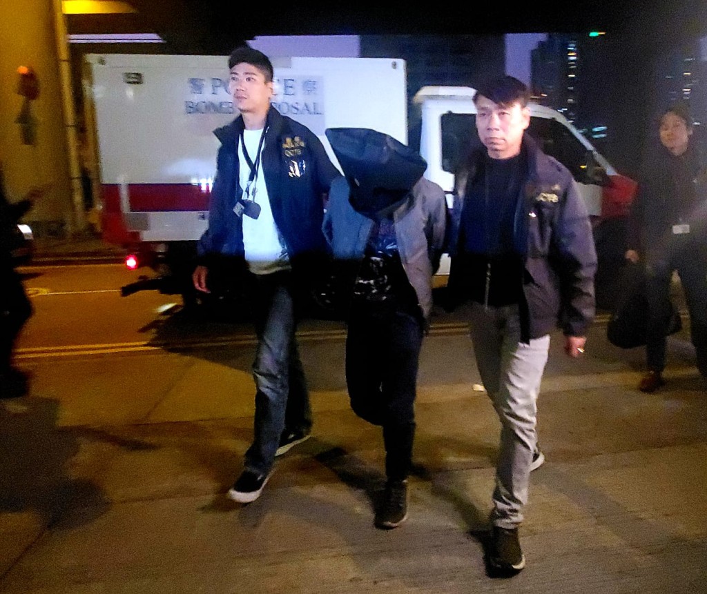 三名被告早前被捕。資料圖片