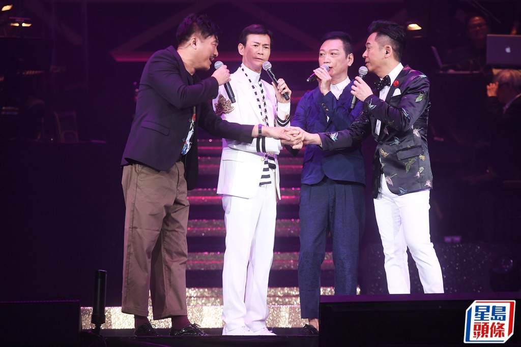 郑少秋演唱会上曾请几位「儿子」任嘉宾。