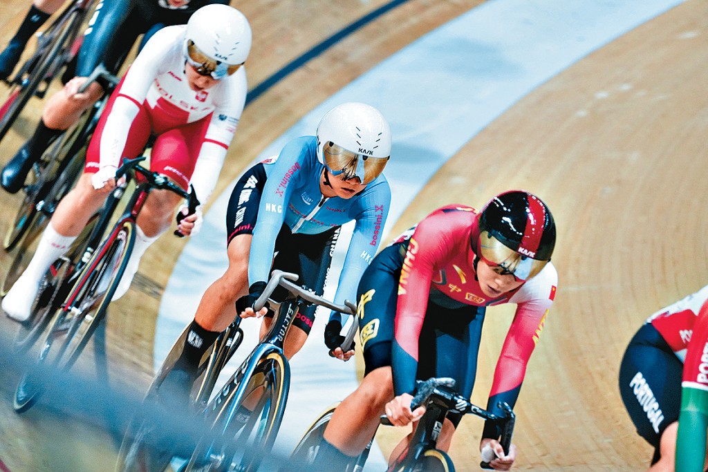 李思穎在「全能賽」捕捉賽緊跟前車。