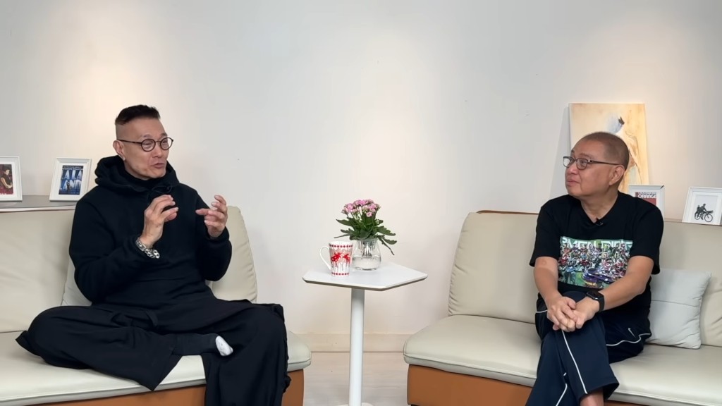 盧惠光罕談前妻離世。 盧惠光罕談前妻離世。