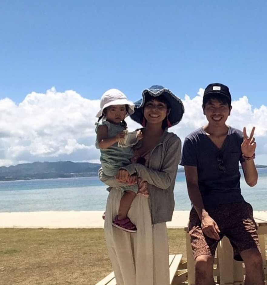 松永拓也（右）在社交媒體分享照片回憶妻女。Instagram / ma_nariko
