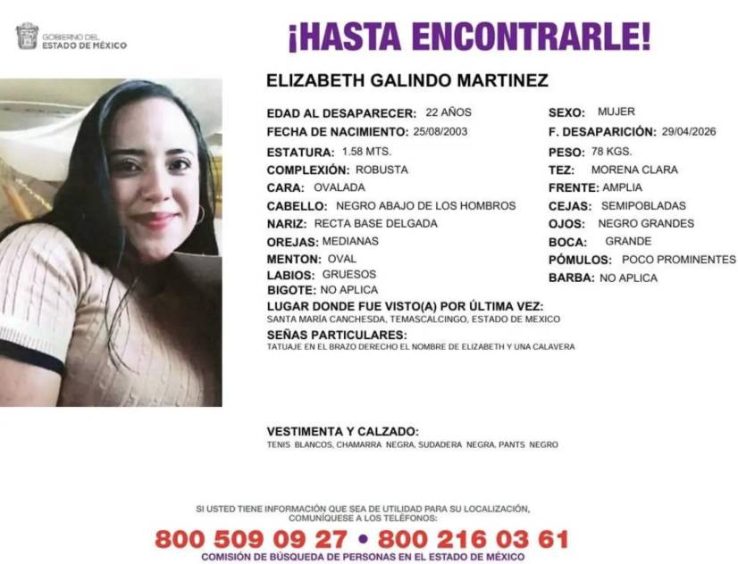 或為此案第3名受害者Elizabeth Martinez。Mexico Missing Persons Search Commission@Facebook 或為此案第3名受害者Elizabeth Martinez。Mexico Missing Persons Search Commission@Facebook