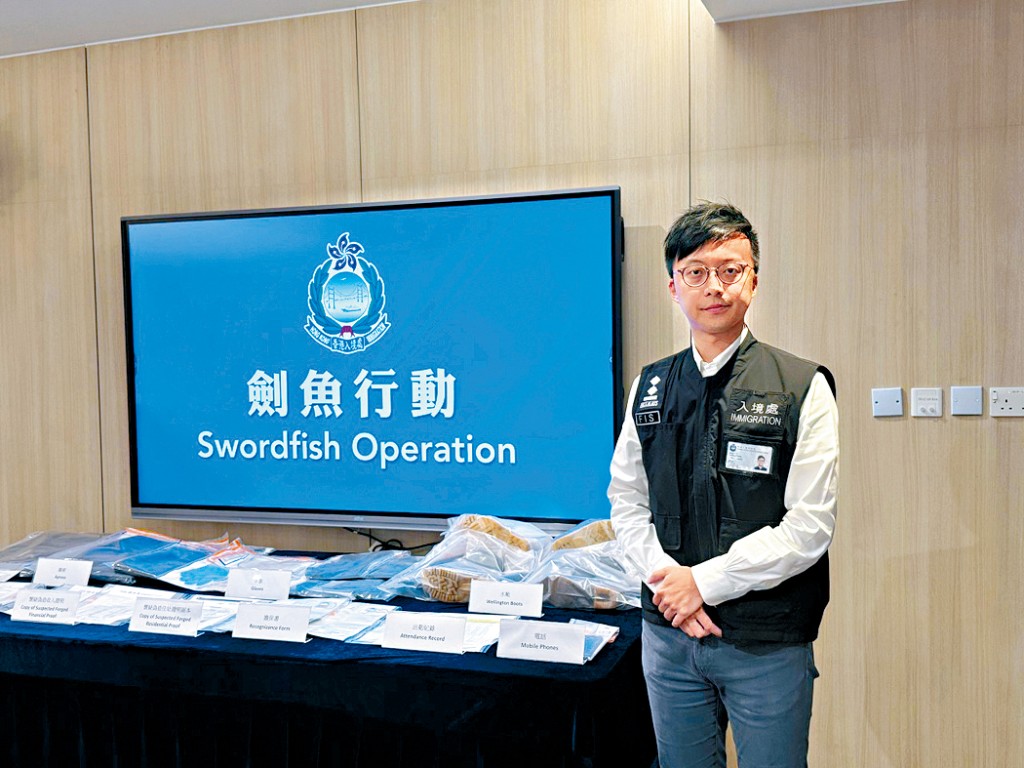 入境處展開打擊「黑工」行動，拘捕24人。