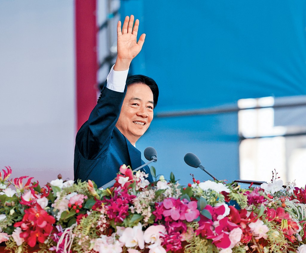 賴清德發表雙十演說。