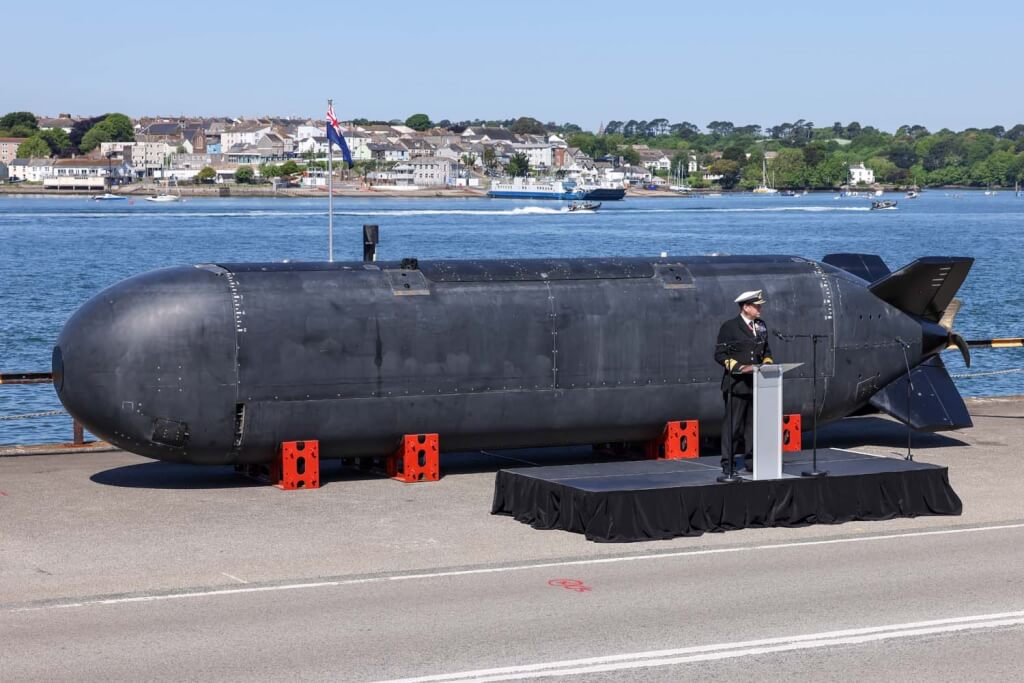 英製水下無人載具「神劍」。royalnavy.mod.uk