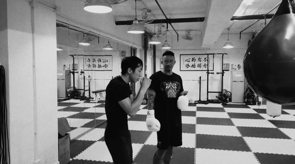 阿聰跟曹星如上堂打Shadow。 阿聰跟曹星如上堂打Shadow。